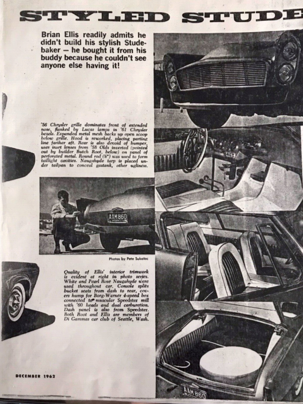 1955 Studebaker President Custom - Brian Ellis builder Art Root 1027