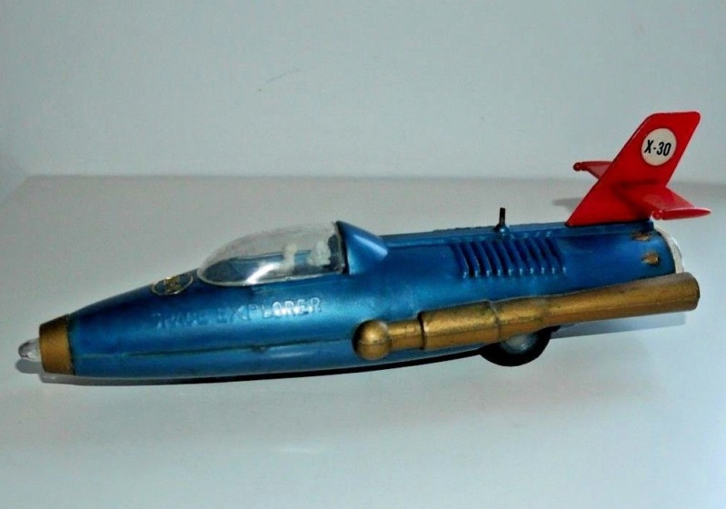 Vintage Friction Toy Space Explorer X-30  1950's 1310