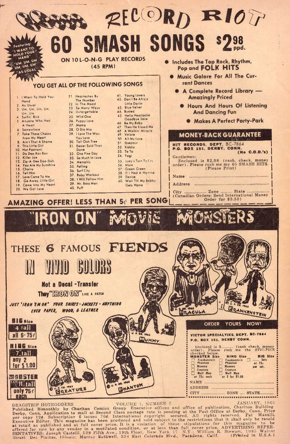 Drag-Strip Hotrodders - 60s Us Comics - January 1965 13163311