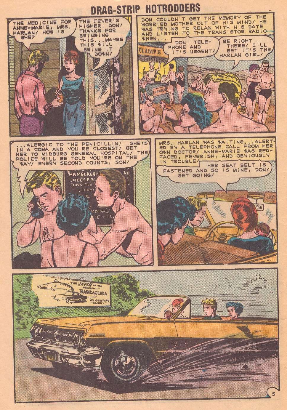 Drag-Strip Hotrodders - 60s Us Comics - January 1965 13211211