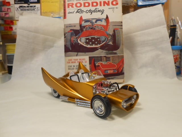 John Burness, The Manta Ray - 32 Ford radical show rod Bat - Toronto, Ont. Car Craft, Jul 1963 27123510