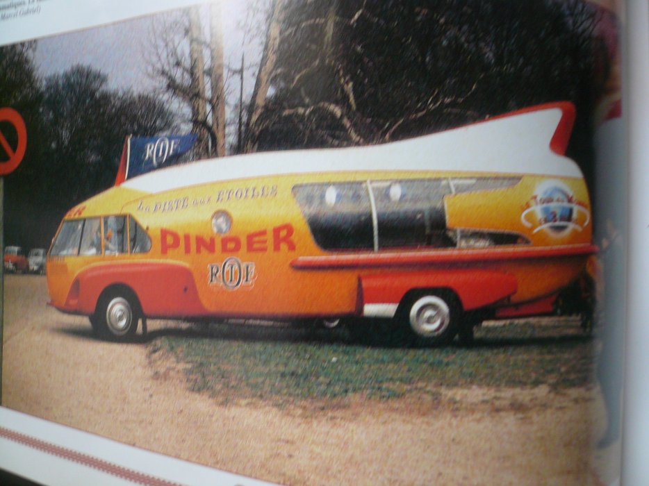 Citroën Type 55 - Charbonneaux / LEFFONDRE" 1955/56 - Camion fusée frigeavia Teleavia - Cirque Pinder 29536110