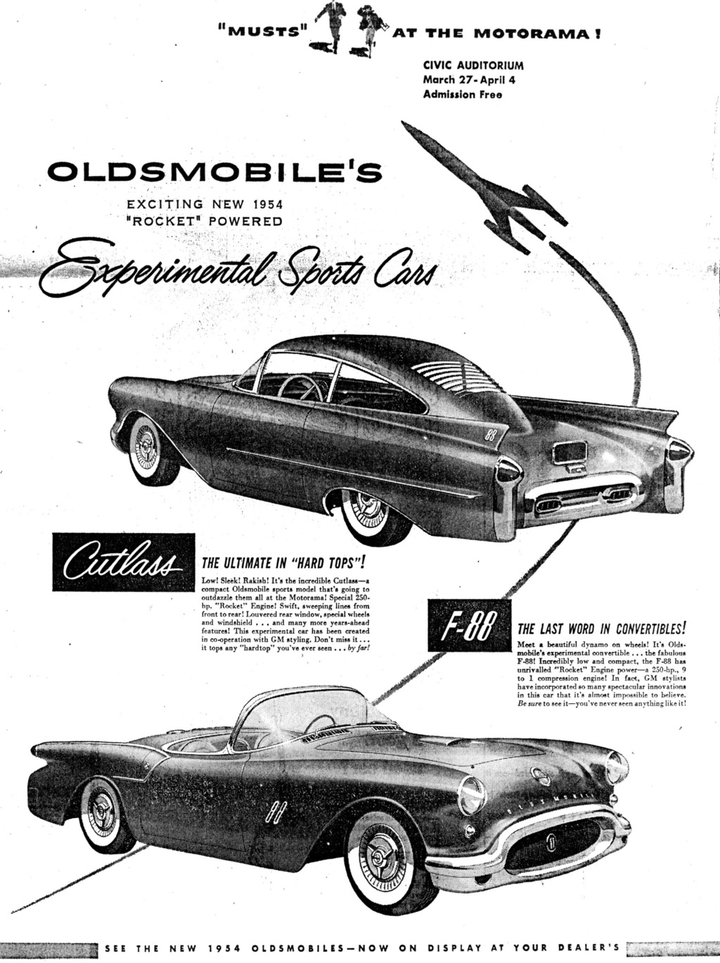 Oldsmobile Cutlass Experimental Car, 1954 34511511