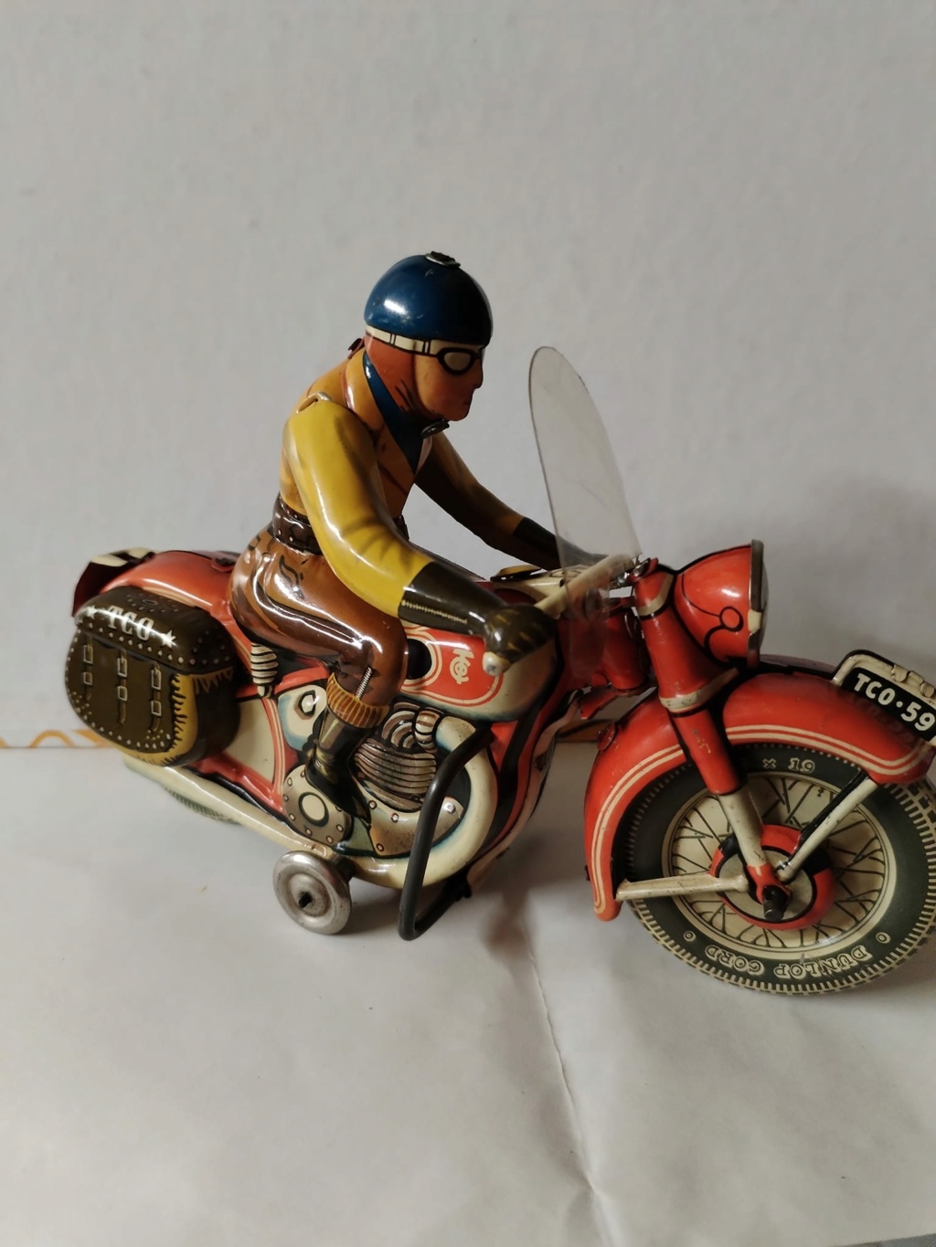 moto Tippco des années 50 tin toys germany 40542610