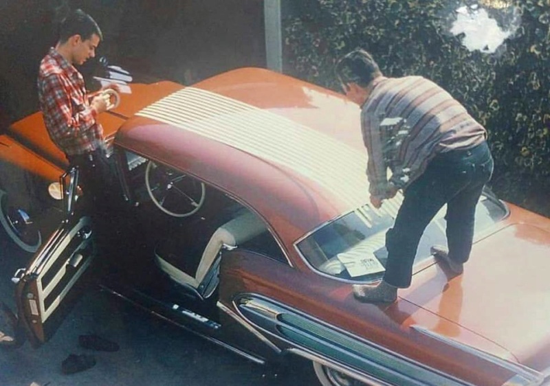 custom cars in the street - in situation ( vintage pics 1950's & 1960's)  - Page 5 42640110