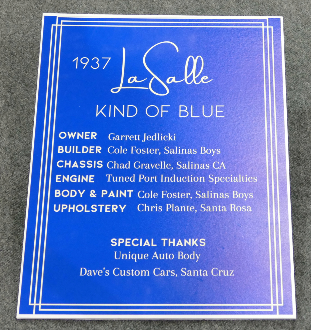 1937 LaSalle - Cole Foster Salinas Boys - Kind of blue 51946311