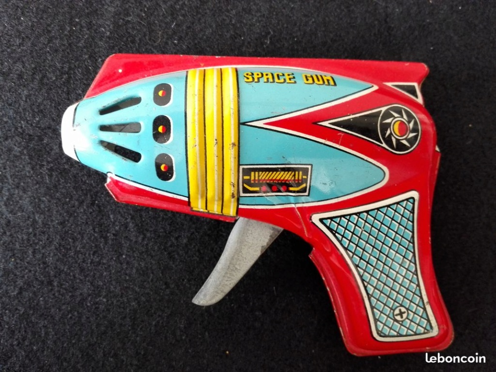 Space Gun - Shudo - tin toy japan 62338610