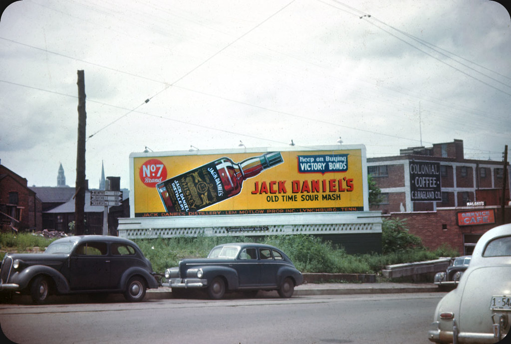 1950s 1960s billboards - panneaux publicitaires en reliè des bord de route aux usa 63548411