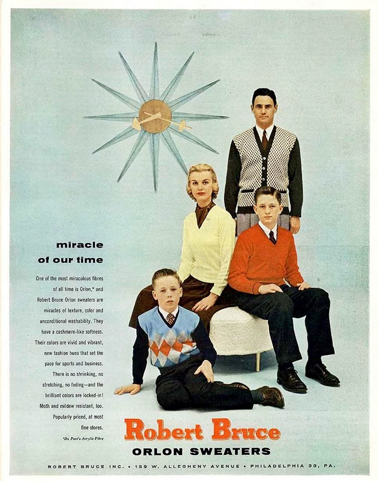 Mode vestimentaire publicités années 50 et 60 66357410