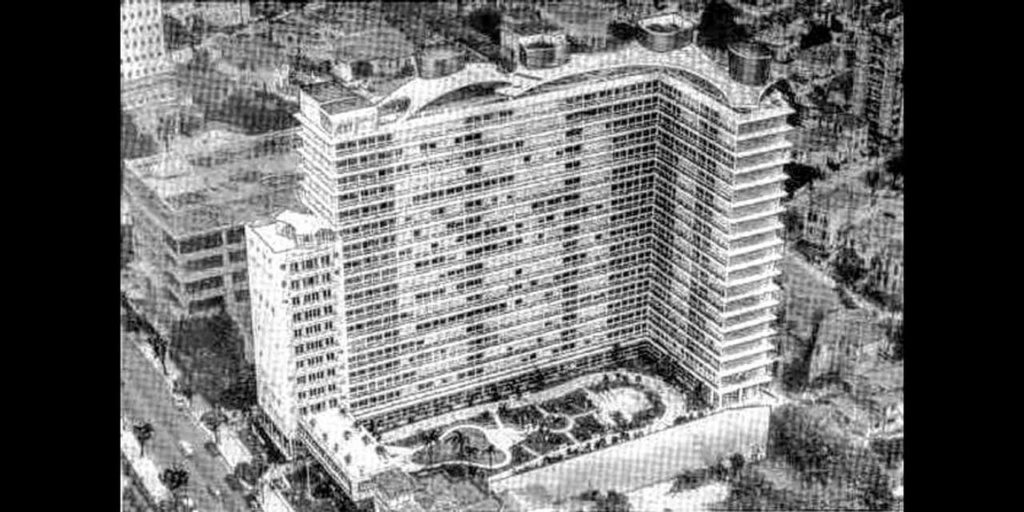 Bretagne building in Higienópolis neighborhood, São Paulo state, Brazil. 1959 built by João Artacho Jurado 90234810