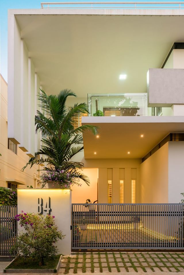 Villa style Mid Century Modern 1950/1960 Bangalore (ou Bengaluru) - l’État de Karnataka dans le sud de l’Inde. 4Site Architects 94876910