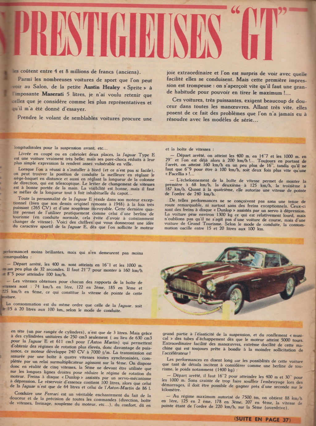 Le Journal de Tintin - de 1959 à 1964 les articles sur l'automobile et la moto Articl11