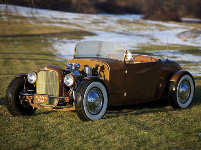 1932 Ford Roadster - The Golden Rod - Jack Fentz - built in 1955 Biga210