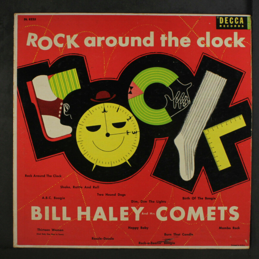 BILL HALEY & COMETS: Rock Around The Clock LP - Decca records Bill_h10