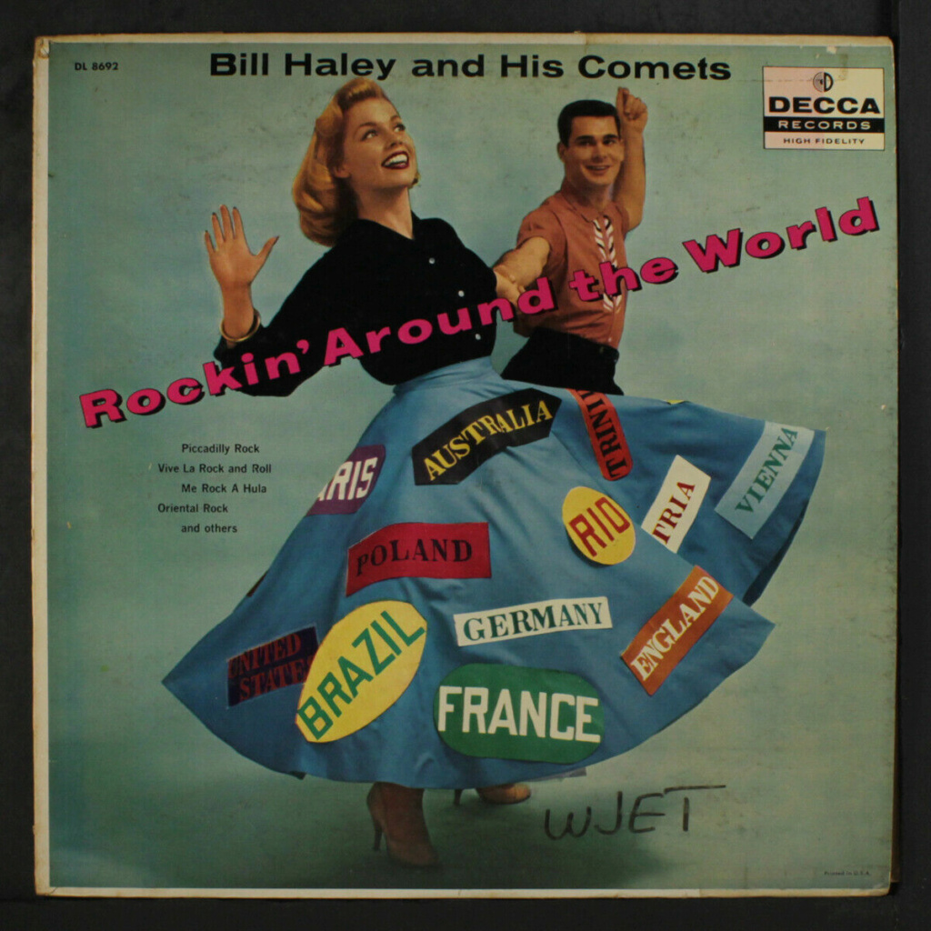 BILL HALEY: Rockin 'around the world LP - Decca Records Bill_h20