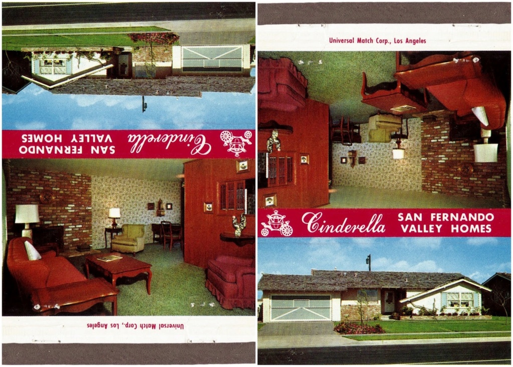 The Cinderella homes built in Southern California built by Vandruff - from the 1950s thru the 1960s. Blog110