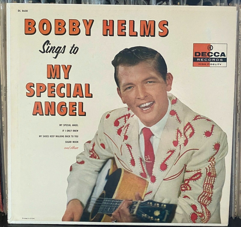 BOBBY HELMS - LP MY SPECIAL ANGEL - DECCA records Bobby_13