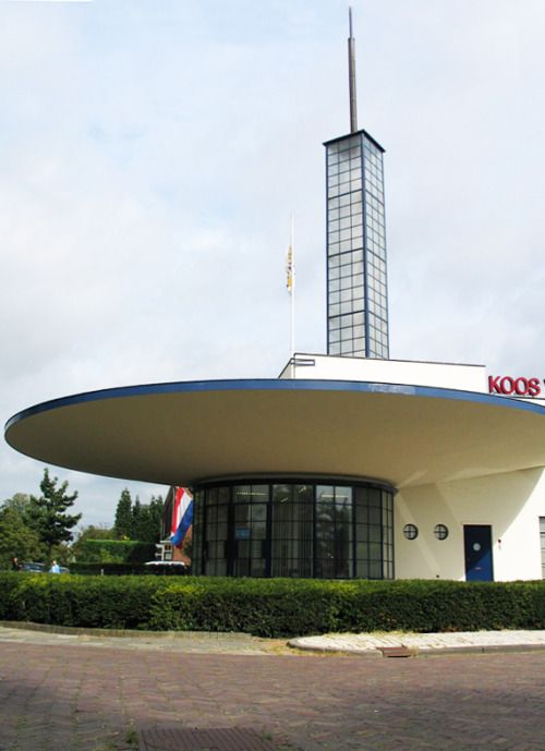 Auto Palace’ service station for Texaco, in Nijmegen, Netherlands (Pays-Bas) built in 1936 Cf6be110