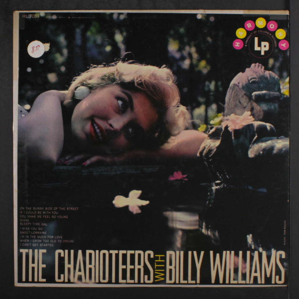 CHARIOTEERS: With Billy Williams LP - Harmony records Chario10