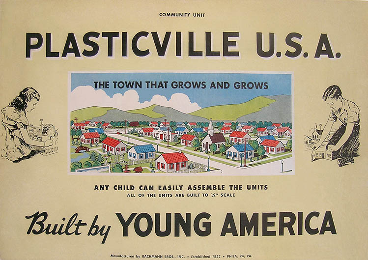 Plasticville USA - Woolworth's Toy Village - 50s Cu_lar10