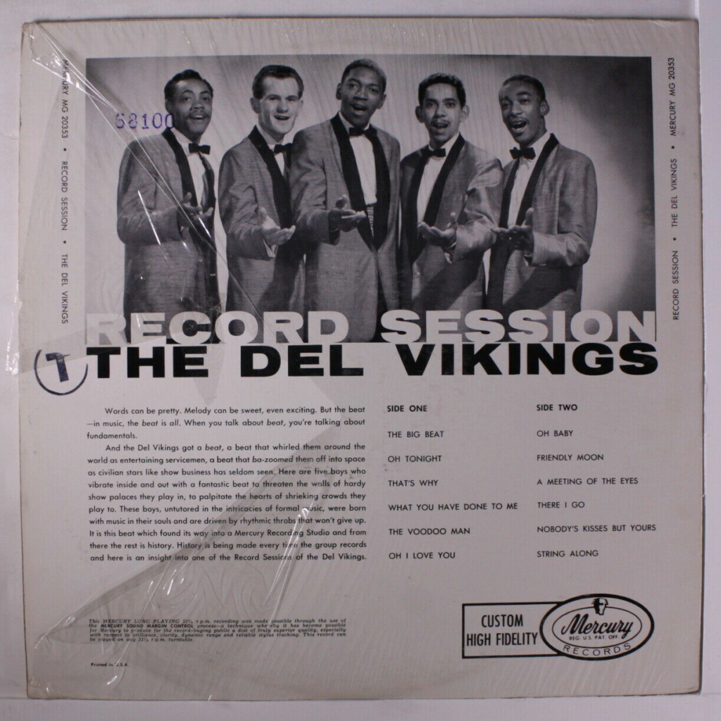 Del Vikings: Record Sessions LP - Mercury records Del_vi13