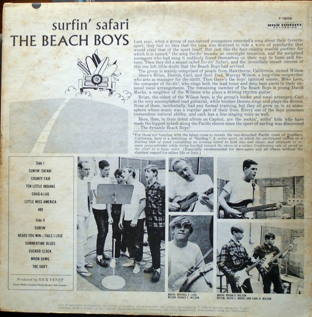 Beach Boys - Surfin' safari - Capitol -1962 Dsc00116