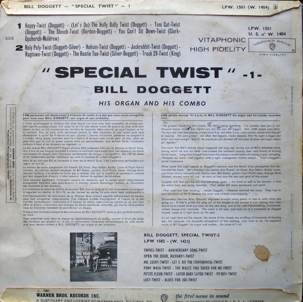 Bill Doggett and his Combo - Recorded live at the greatest dance ever! Special twist _ 1 - 3,046 people danced 'til 4A.M. to - Warner Bros Dsc00121