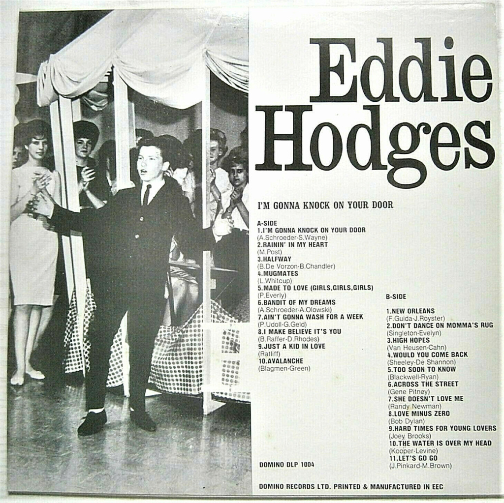EDDIE HODGES - I 'm gonna êtes ON YOUR DOOR - LP - Domino - DLP 1004 Eddie_11