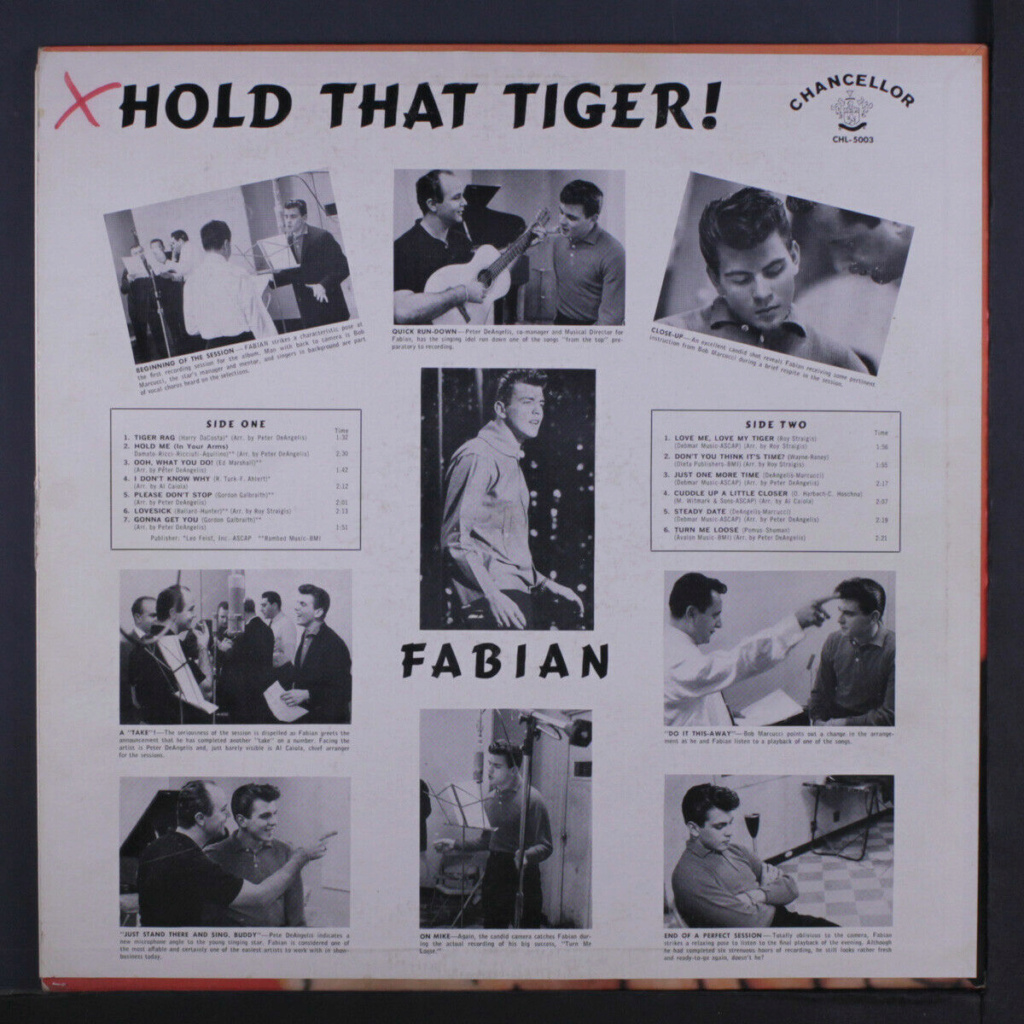 Fabian - Hold that Tiger! - Chancellor records Fabian12