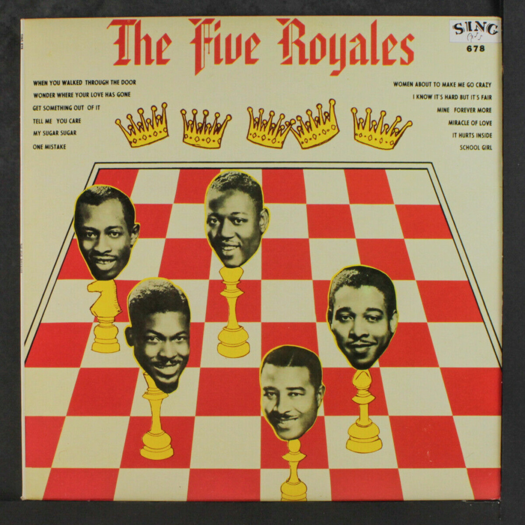 Five Royales: Five Royales LP - sing King records Five_r14