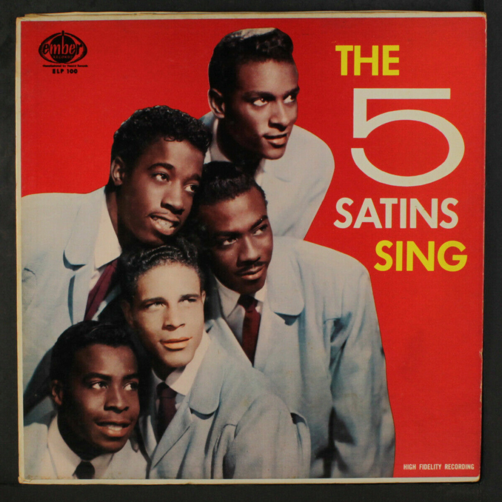Five Satins: The Five Satins Sing LP  - Ember records Five_s10