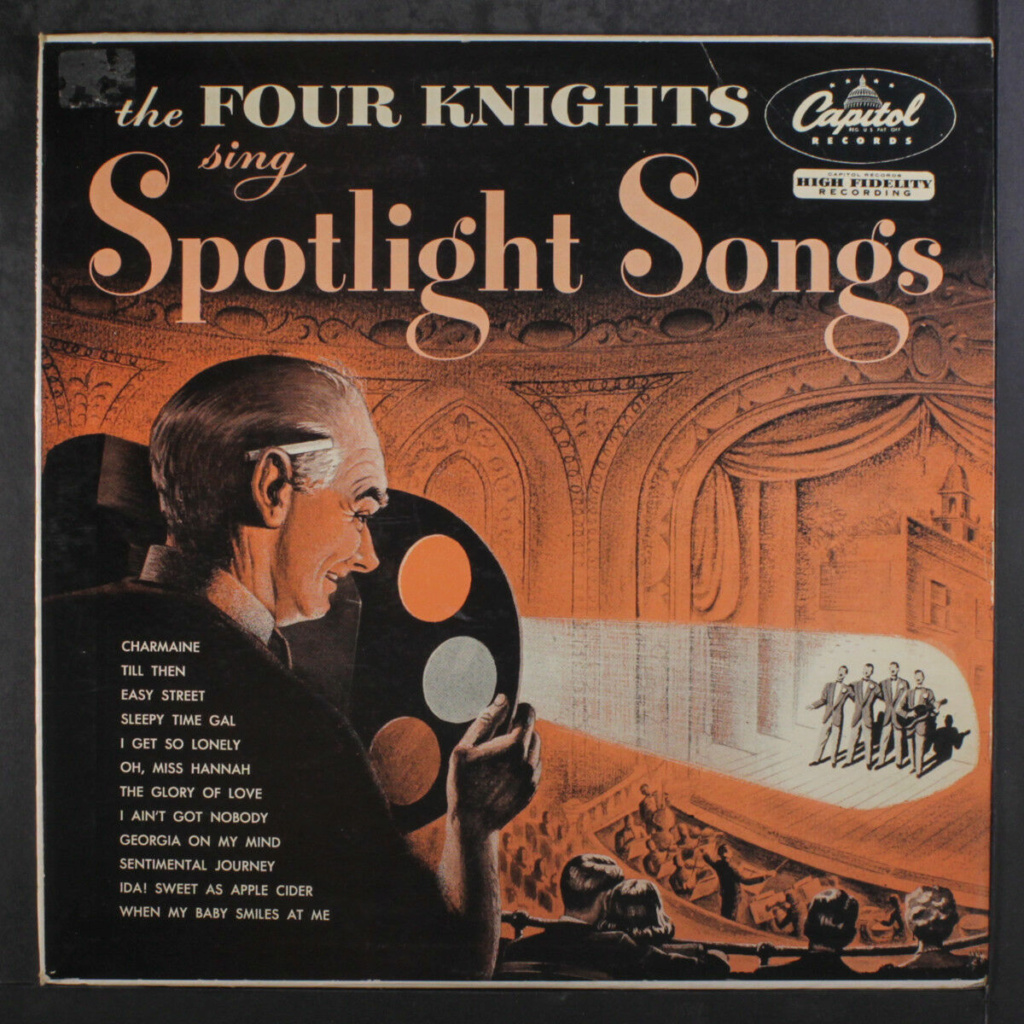 FOUR KNIGHTS: Sing Spotlight Songs LP - Capitol records Four_k10
