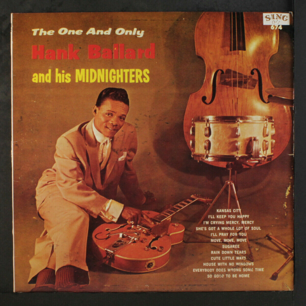 HANK BALLARD & MIDNIGHTERS: The One And Only LP - Sing King records Hank_b19
