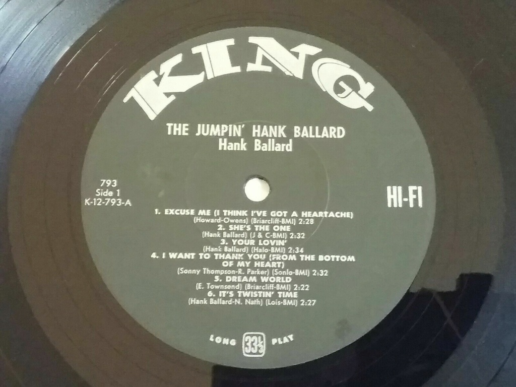 Hank Ballard and the Midnighters - Jump - King records Hb310