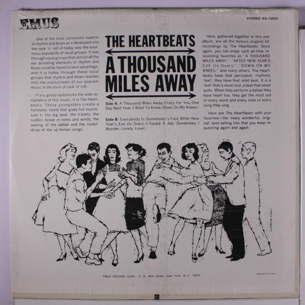 HEARTBEATS: A Thousand Miles Away LP - Emus Heartb11