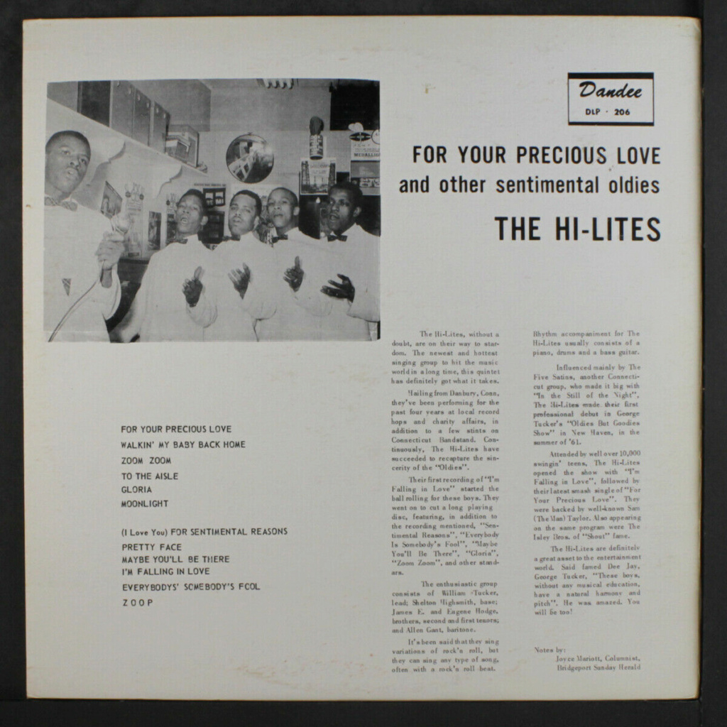 Hi-Lites - For you precious love lp - Dandee records Hi-lit11