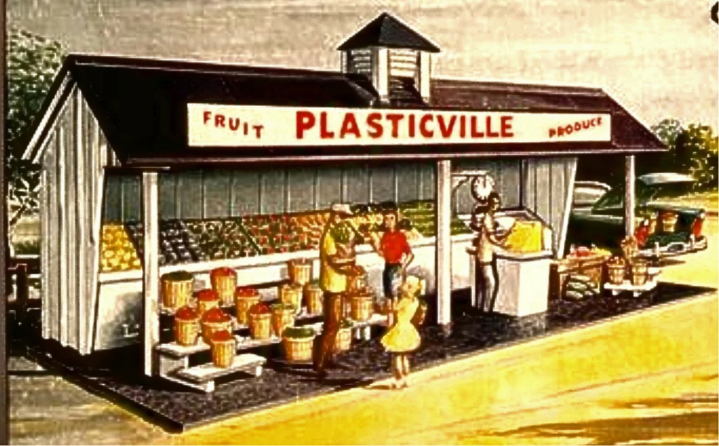 Plasticville USA - Woolworth's Toy Village - 50s Il_11424