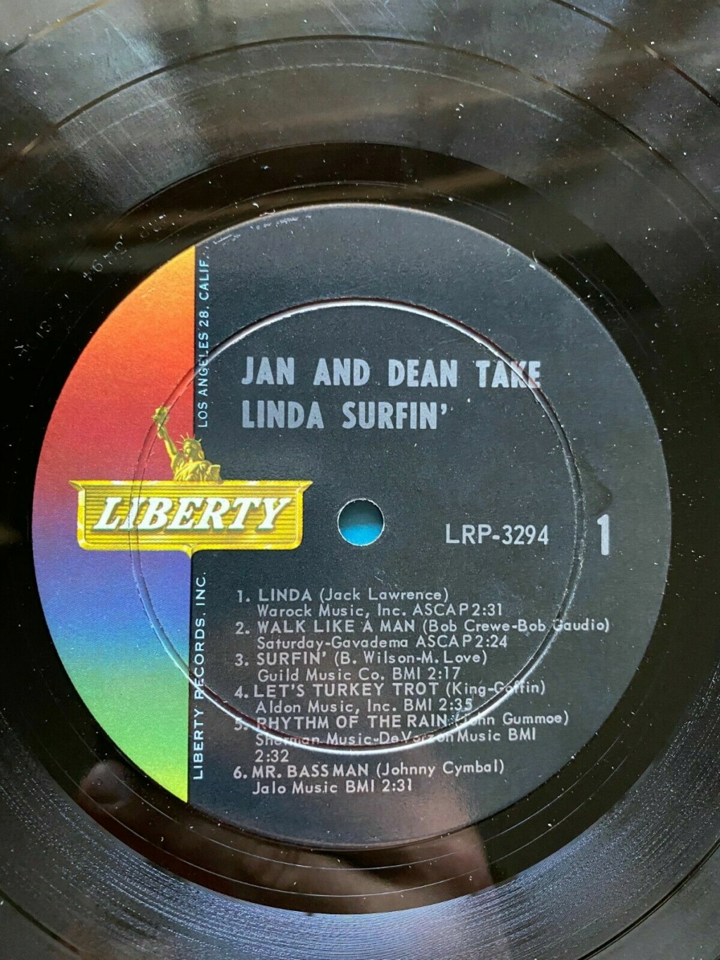 JAN & DEAN - LP Take Linda Surfin' - Liberty records Jan__d12