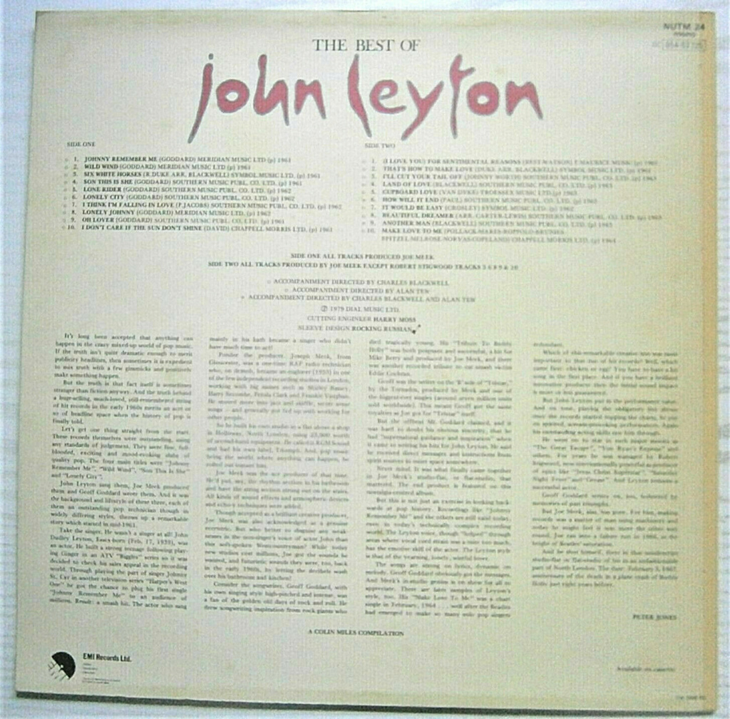 John LEYTON-The Best of John LEYTON - Emi John_l11