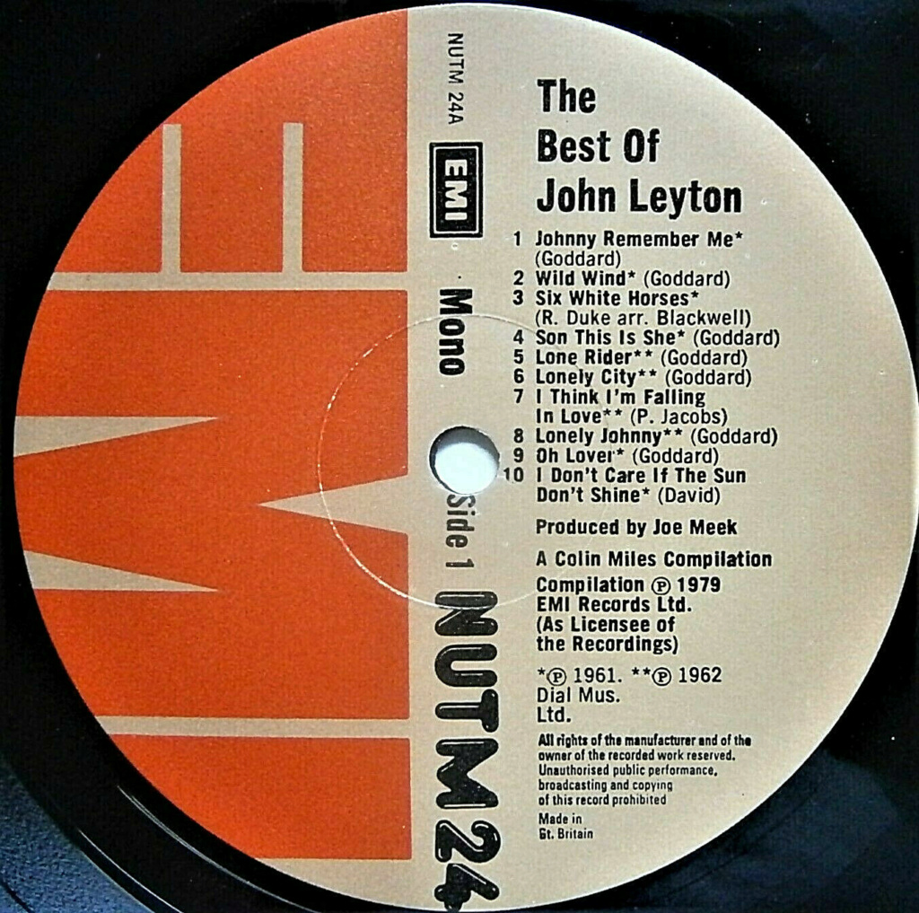 John LEYTON-The Best of John LEYTON - Emi John_l12