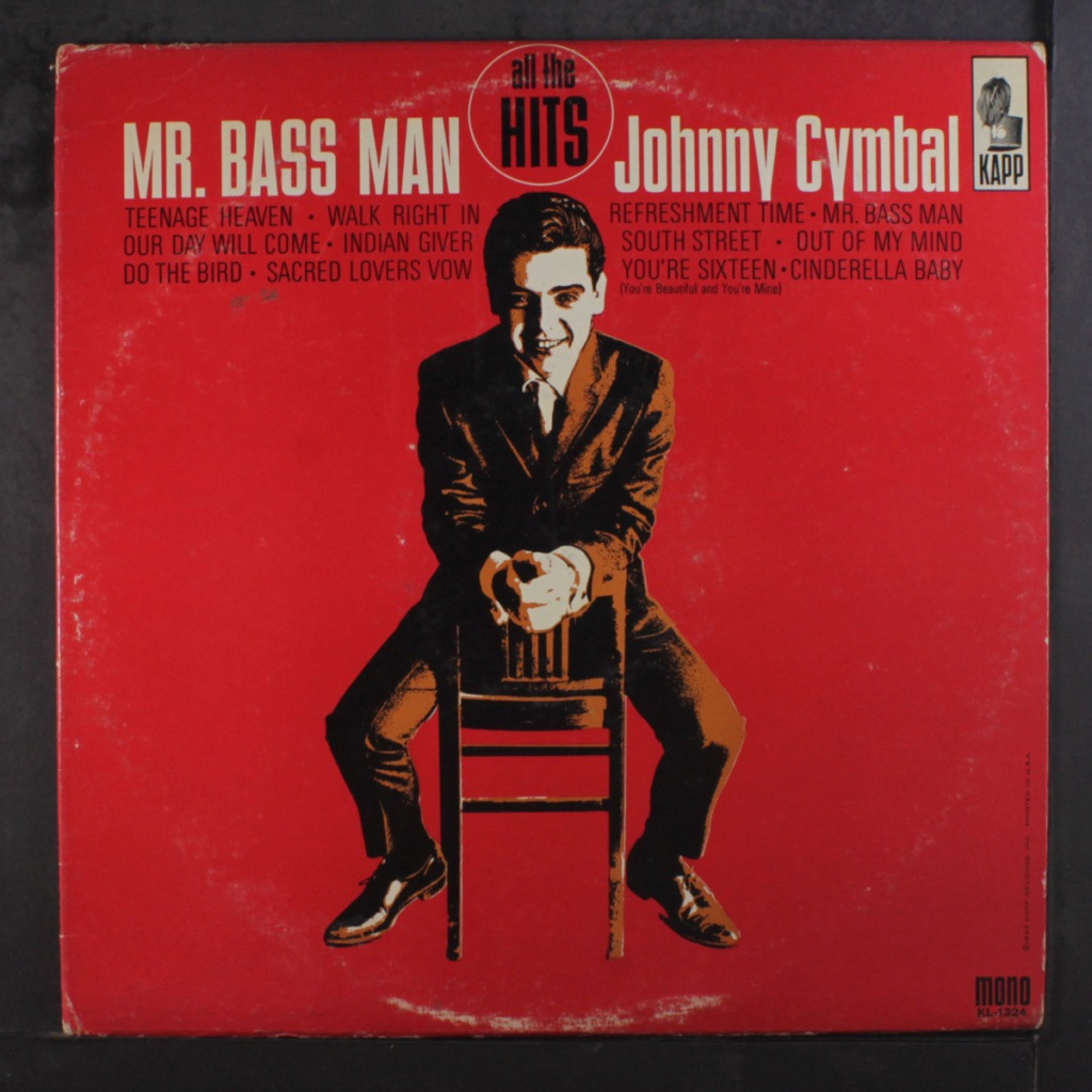 Johnny Cymball - Mr Bass Mann -  lp - Kapp records Johnny19