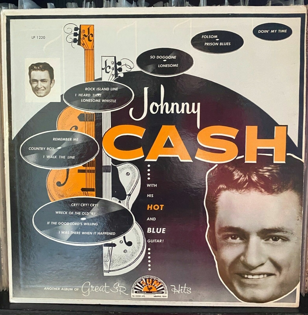 Johnny Cash - With is hot and blue guitar - Sun  records Johnny27