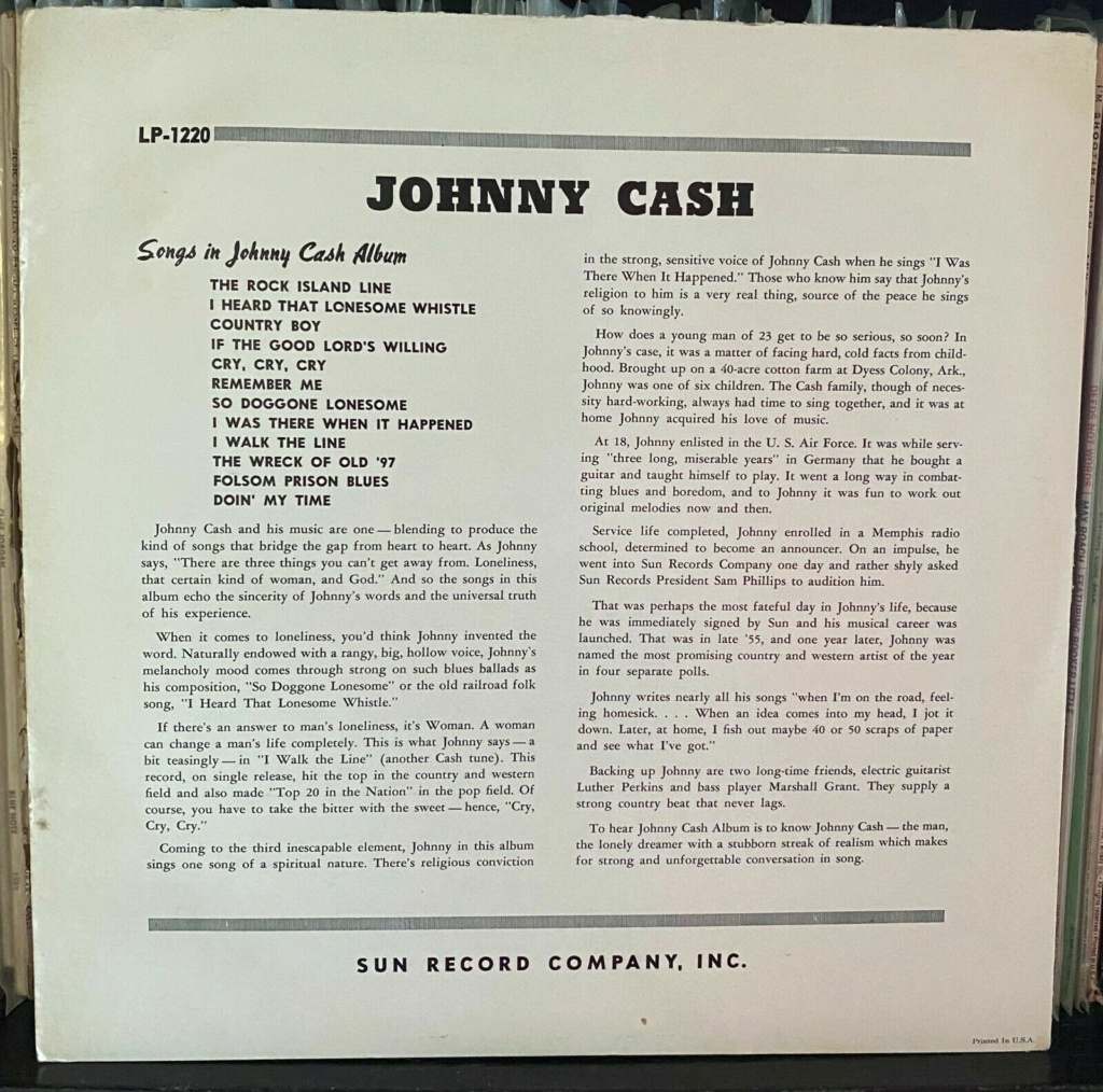 Johnny Cash - With is hot and blue guitar - Sun  records Johnny28