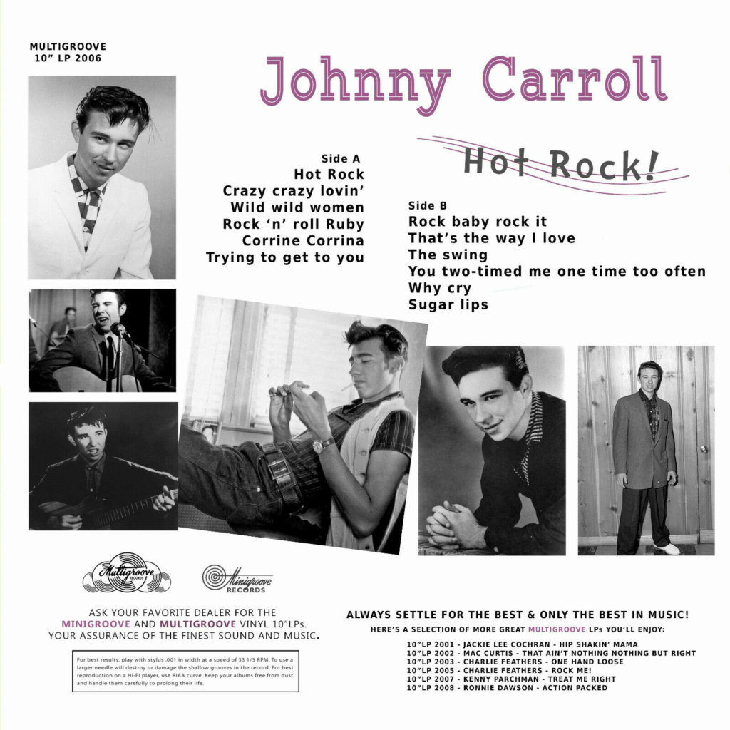 10" lp 25 cm Rockabilly multigroove records Johnny30