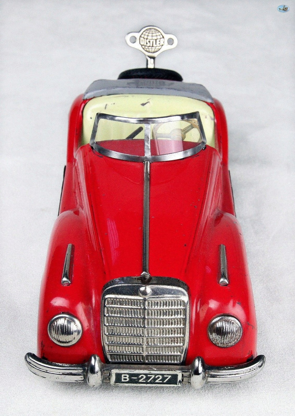 Mercedes Benz - 1950s German Distler Wind-up Toy Red  M510