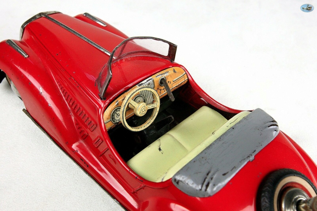 Mercedes Benz - 1950s German Distler Wind-up Toy Red  M710