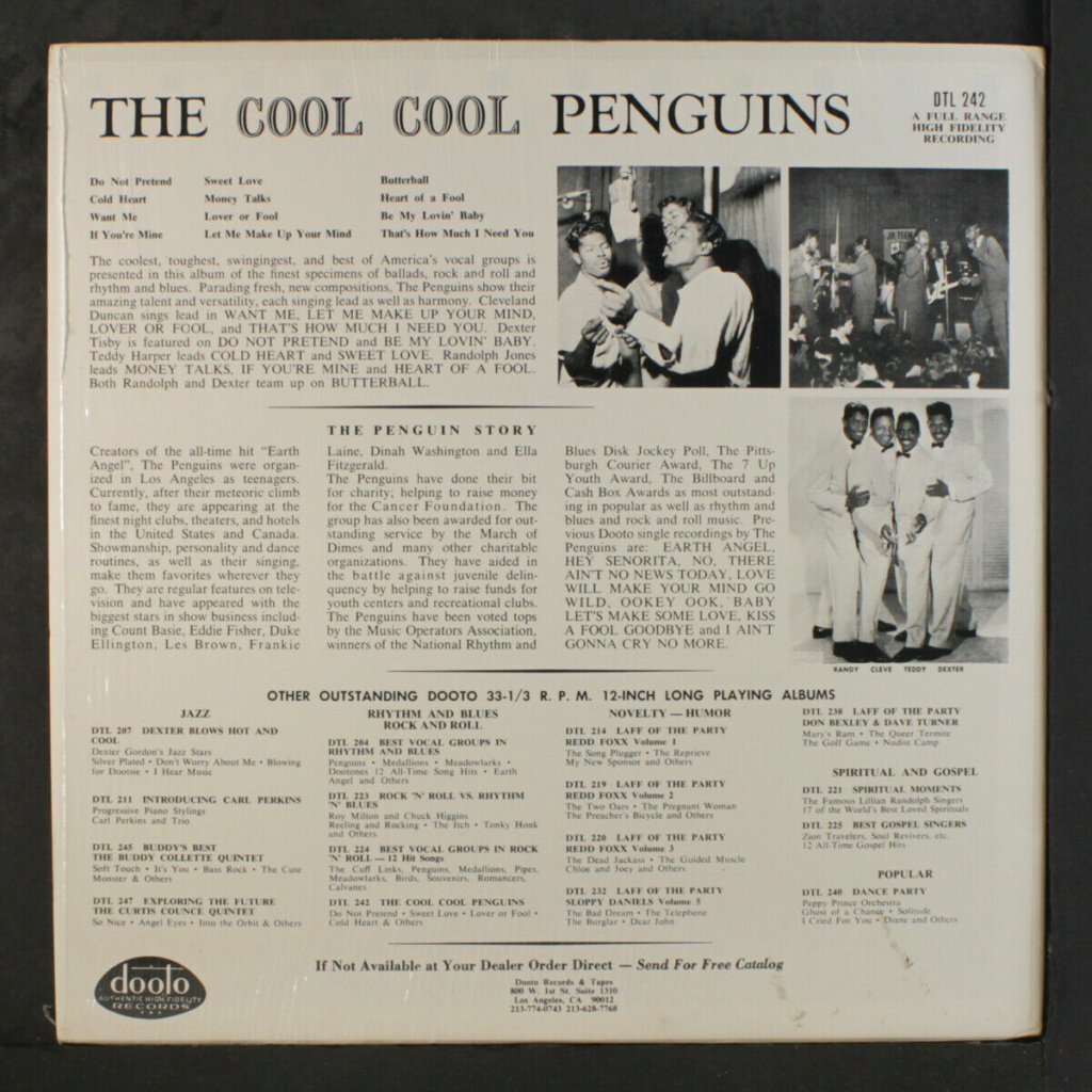 Penguins: The Cool, cool Penguins LP - Dooto records Pengui11