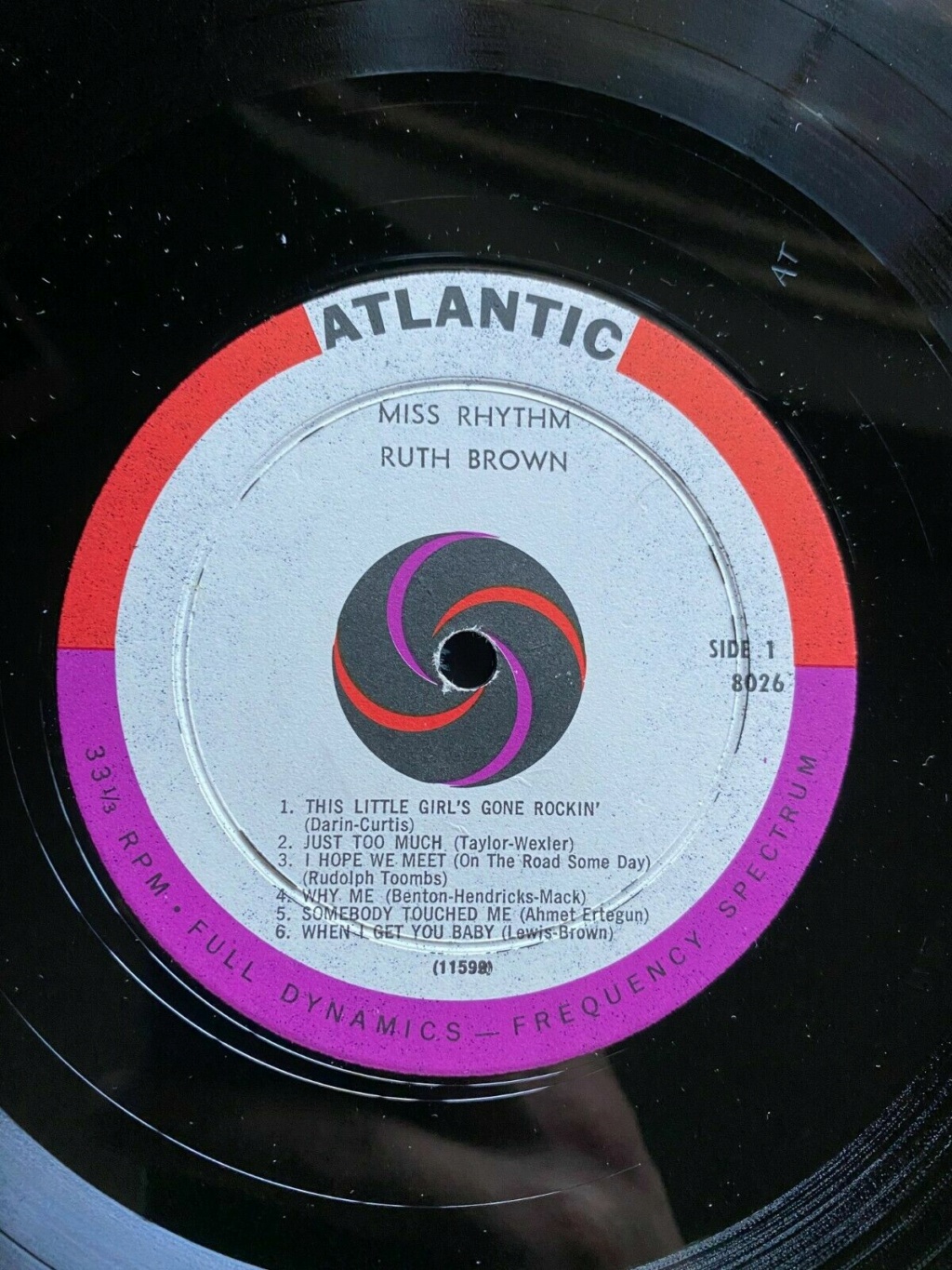 Ruth Brown - LP Miss Rhythm - ATLANTIC records Ruth_b12