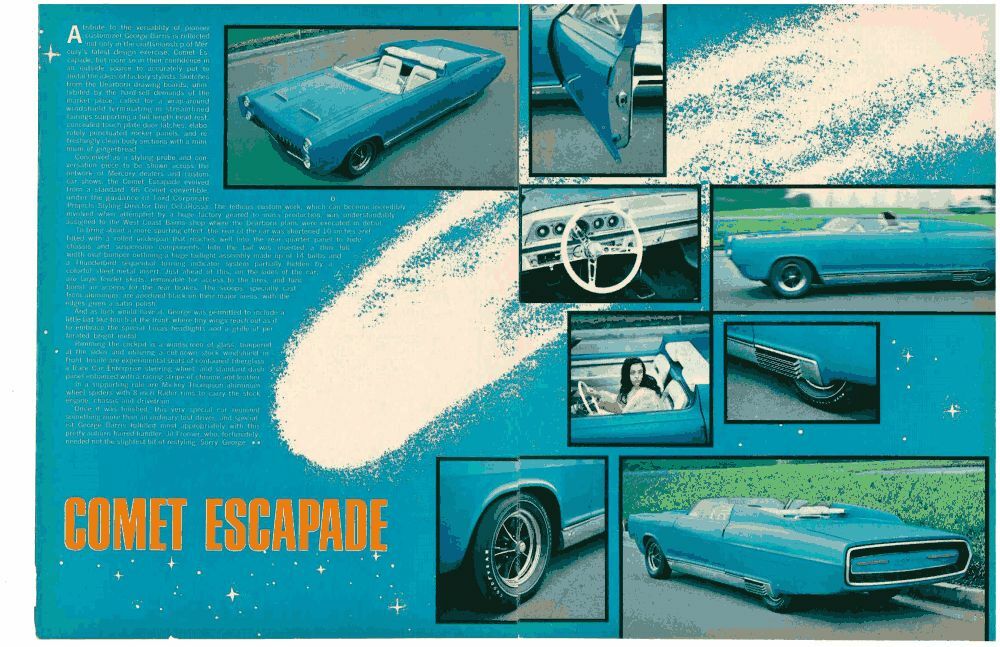 1966 MERCURY COMET ESCAPADE - GEORGE BARRIS CUSTOM S-l16107