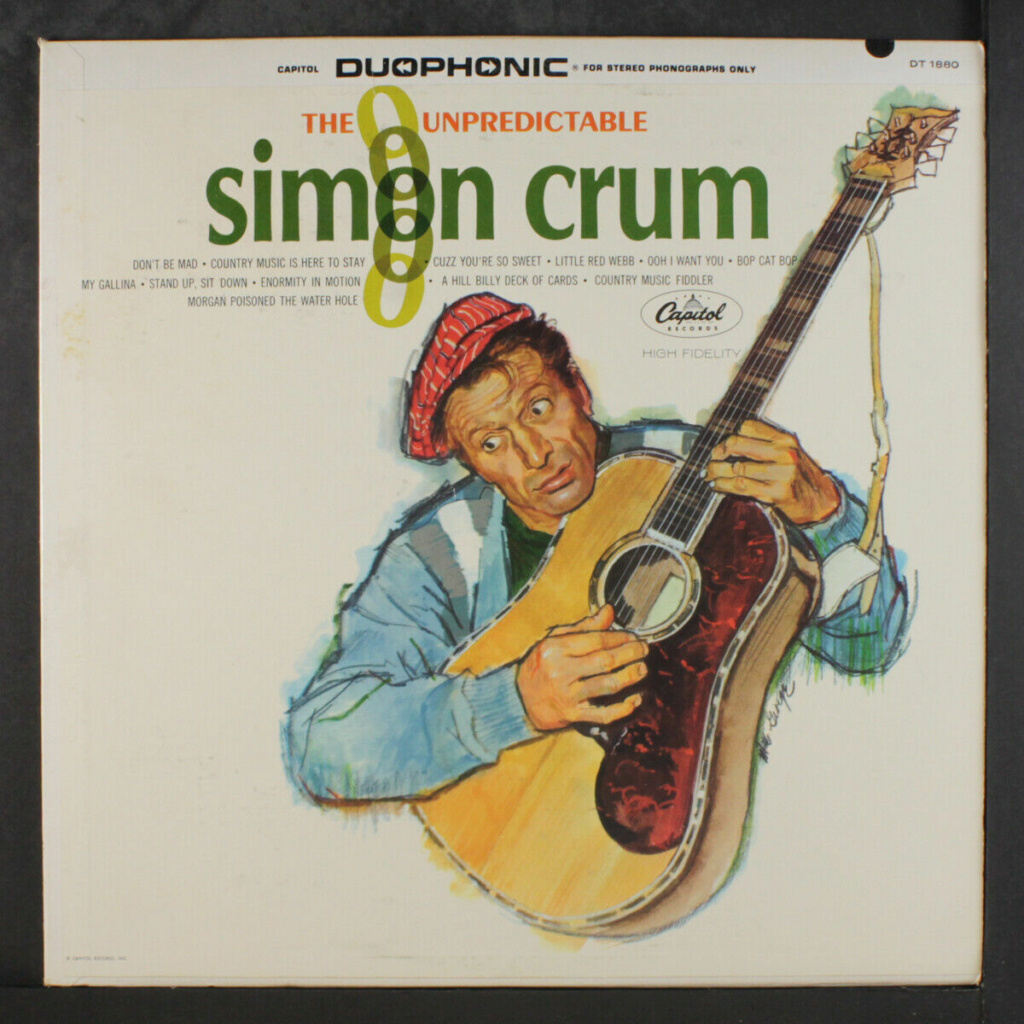 Simon Crum : The Unpredictable LP - Capitol records Simon_10